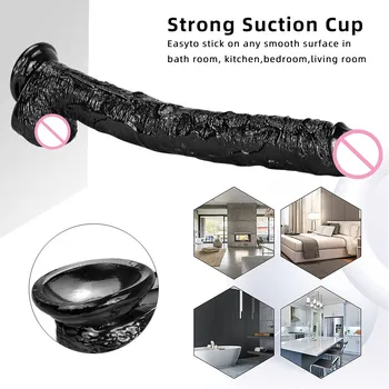 Super Long Dildo Realistic Animal Penis Horse Dildos Sexy Toys Dildofor Women With Suction Cup Sex Toy Female Dildo Masturbator 4