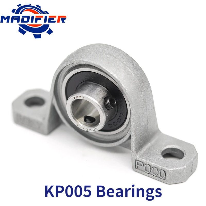 

1pcs KP005 KFL005 Zinc Alloy 25mm Bore Diameter Ball Bearing Pillow Block Mounted Support 3D Printer Accessories