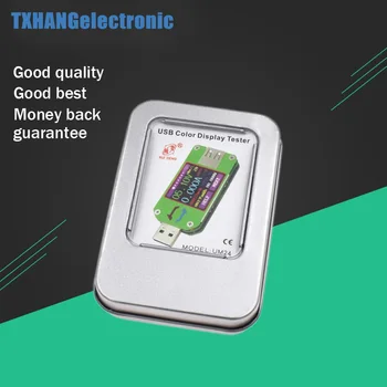 

UM24/UM25C USB Type-C Color LCD Battery Charge Tester Voltage Current Meter diy electronics