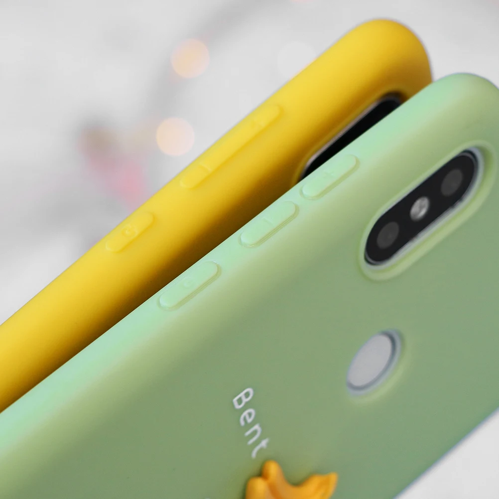Милый мягкий ТПУ чехол с 3d изображением фруктов для Xiaomi Redmi K20 S2 Note 6 6A 5 5A 7 7A 8 8A 8T 9 SE