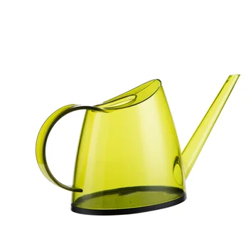 

1.2L Long Mouth Watering Can Transparent Plastic Watering Kettle Gardening Tool (Light Green)