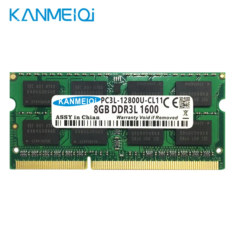 KANMEIQi оперативная память DDR3 2 ГБ 4 ГБ 8 ГБ 1333 МГц память для ноутбука 4 Гб 1600 МГц 1866 МГц модуль для ноутбука PC3L SO-DIMM Новинка