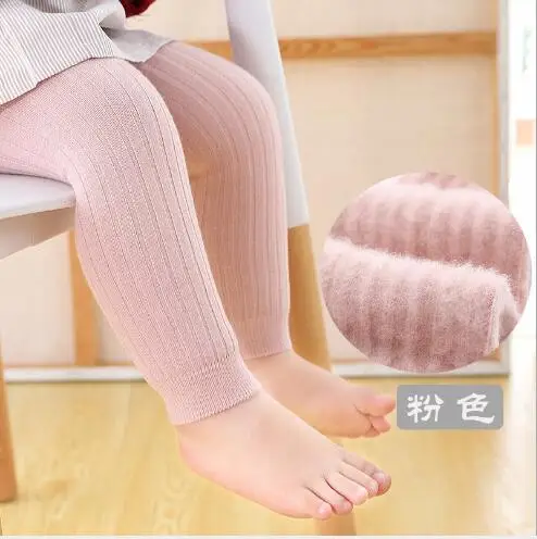 as photo Новые зимние детские колготки, утепленные бархатом детские леггинсы, носки теплые леггинсы для мальчиков и девочек - Color: as photo