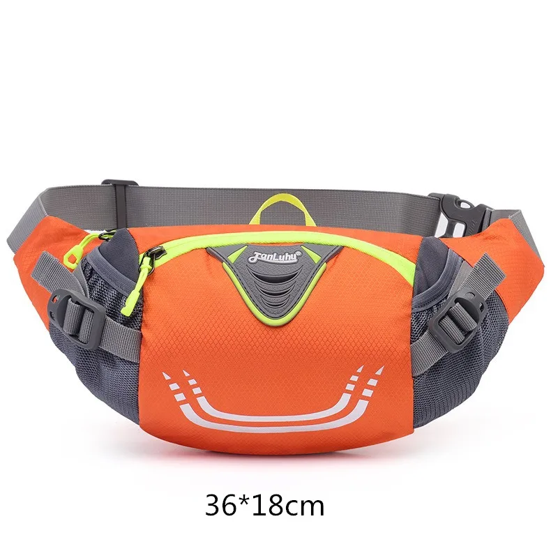 Orange Running Bag Vilead, водонепроницаемая нейлоновая уличная Сумка для бега, унисекс, Спортивная, фитнес, поясная сумка, портативный держатель для мобильного телефона, карт, сумка, рюкзак для путешествий - Цвет: Orange Running Bag