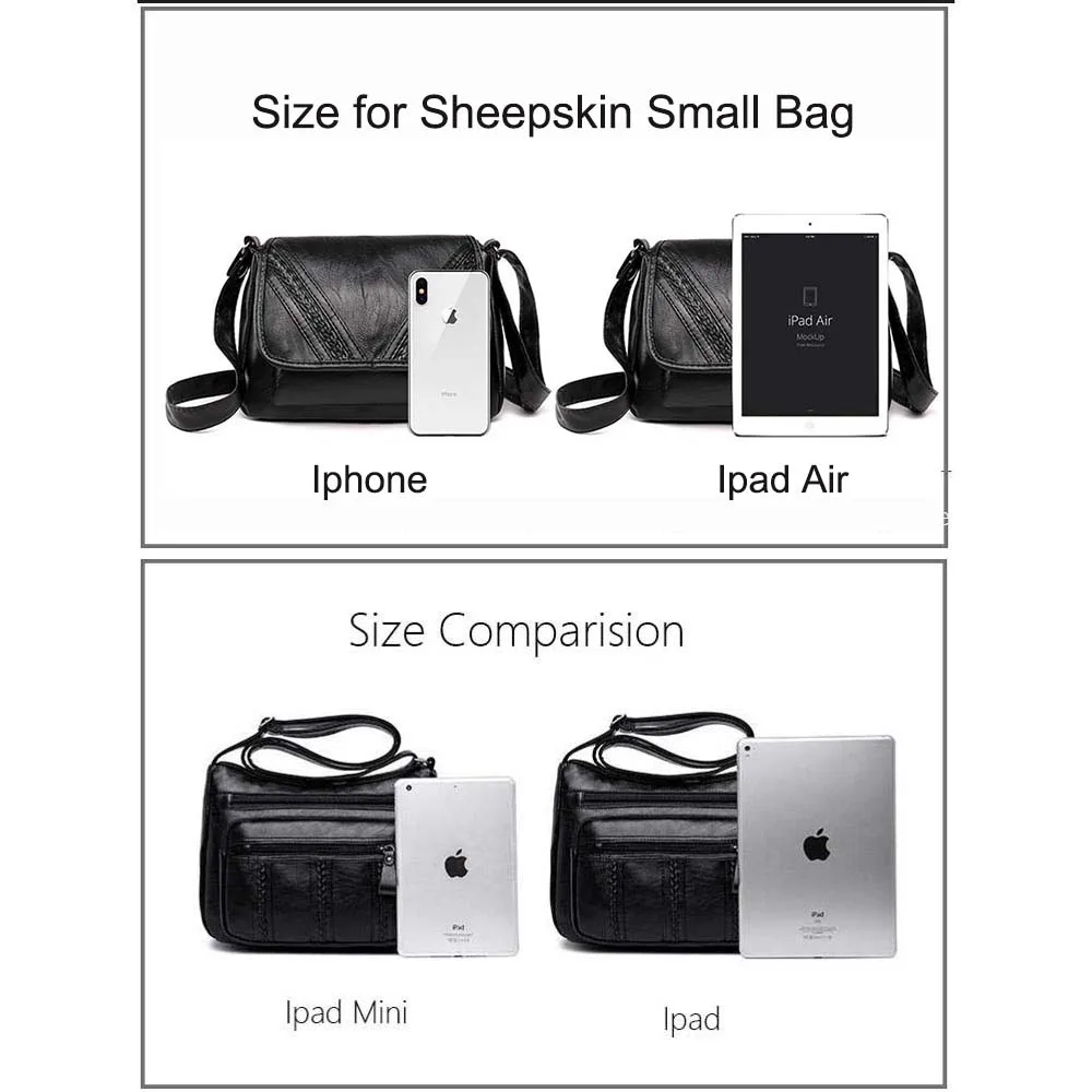  Retro Bag Women Bag Soft Sheepskin Shoulder Bag 14 Patterns Mom Large Capacity Bags Multi Pockets P - 4000291495238