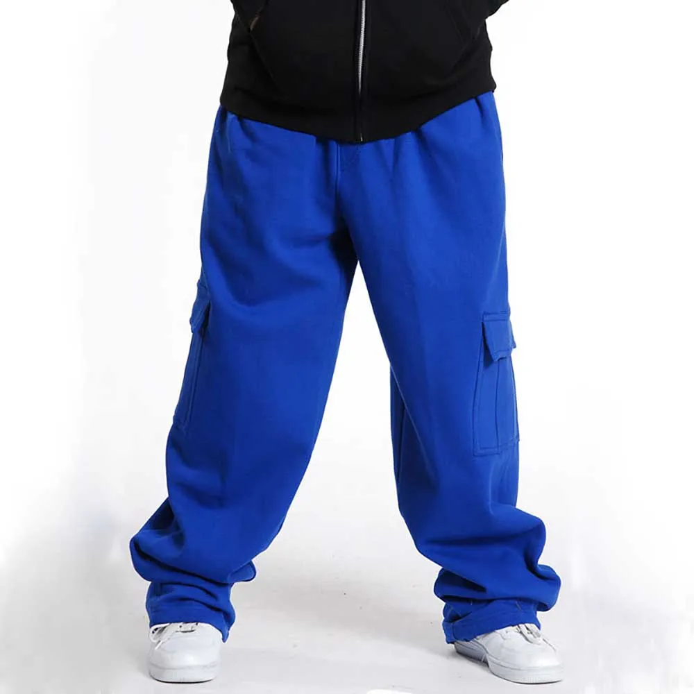 Autumn Winter Big Size Sweatpants Men Hip Hop Harem Pants Loose Baggy Casual Joggers Cotton Sweat Pants Streetwear Dance