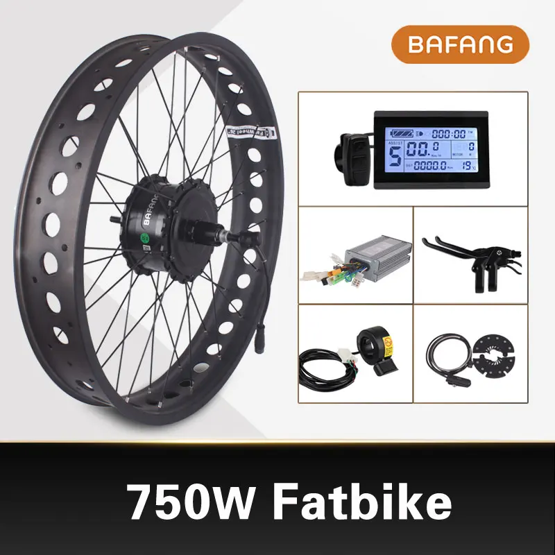 Набор для Зимнего Велосипеда Bafang 750 Вт 350 с мотором толстых велосипедов 48 В
