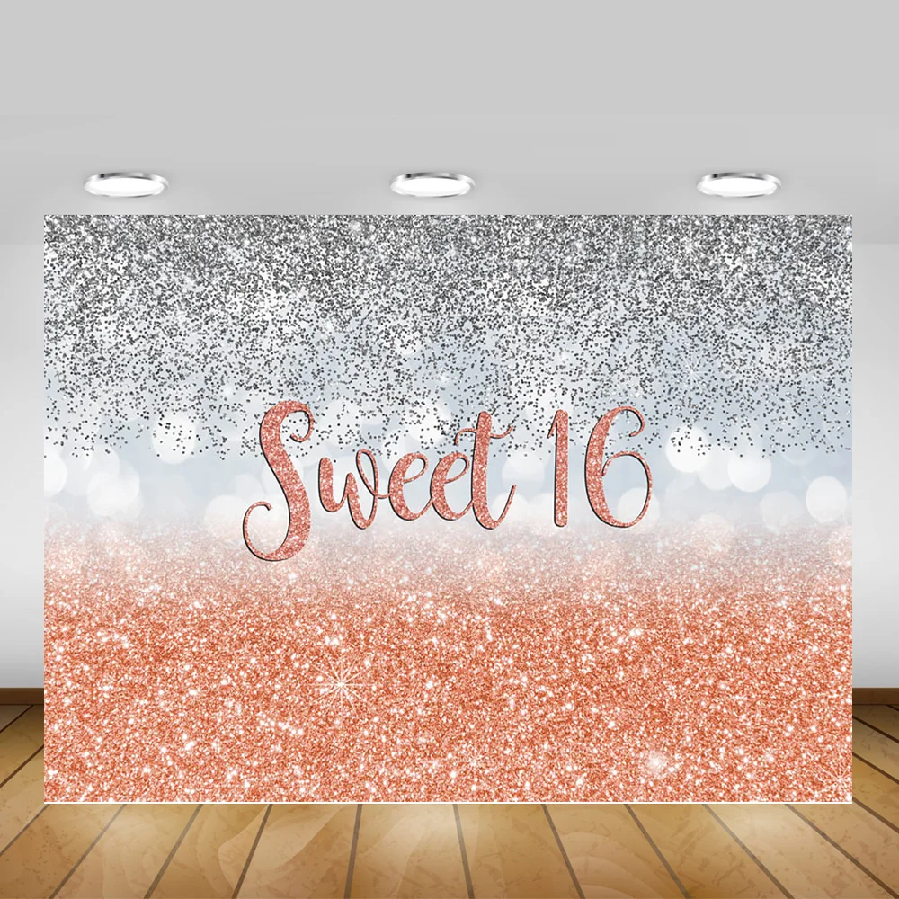 Mocsicka Sweet 16 Birthday Backdrop Photography Bokeh Glitter Girl 16th Birthday Party Background Decoration Photocall Studio - Backgrounds - AliExpress Mocsicka Sweet 16 Birthday Backdrop Photography Bokeh Glitter Girl 16th Birthday Party Background Decoration Photocall Studio - Backgrounds - AliExpress