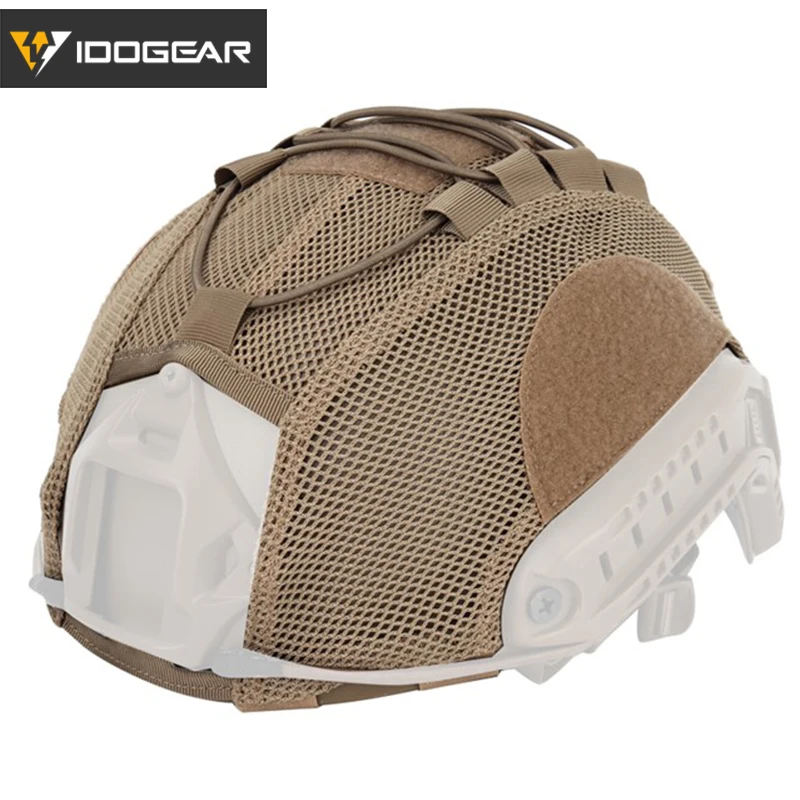 IDOGEAR Mesh Tactical Helmet Cover Cloth for FAST Camo Airsoft Headwear accessories 3810 |
