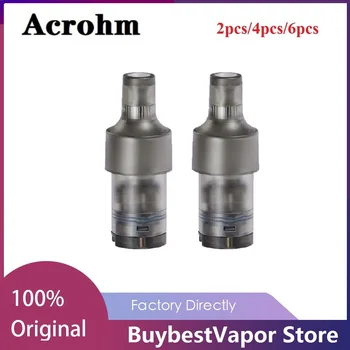 

2-6pcs Original Acrohm Fush Nano Cartridge 1.5ml Capacity &1.4ohm coil E-cig Pod for for MTL Vaping Suit for Fush Nano Pod Kit