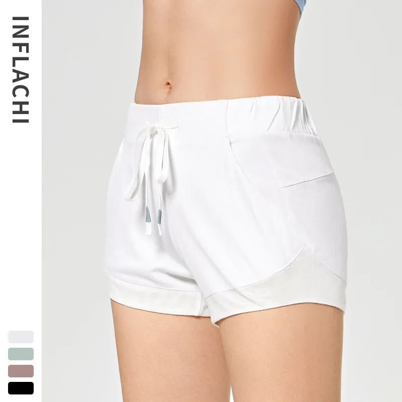 double layer athletic shorts