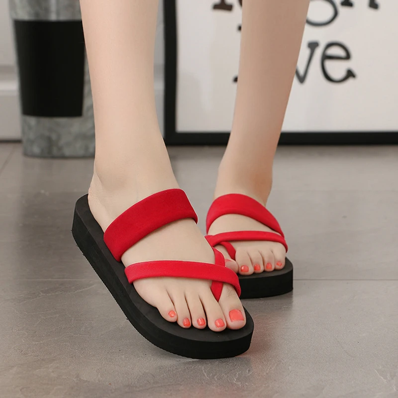 2019 Women's Sandals Summer Outside Slippers Ladies Cute Flat Buckle Hot Gladiator woman Beach | Обувь