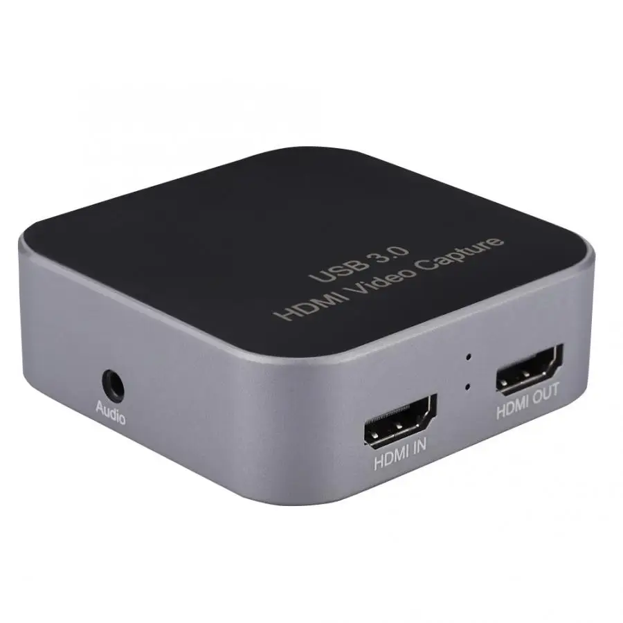 Acasis 4K60Hz видеозахвата HDMI к USB карта видеозахвата потоковая прямая трансляция с MICinput для Winodws Mac Linux