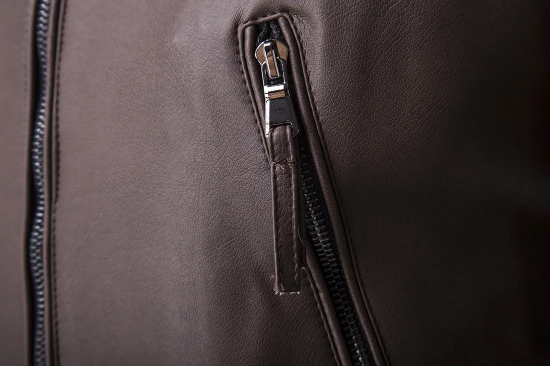 

Autumn Clothing High-End Men's Wolverine Leather Jacket Logans Motorcycle Locomotive Leather Coat European Version of the Large