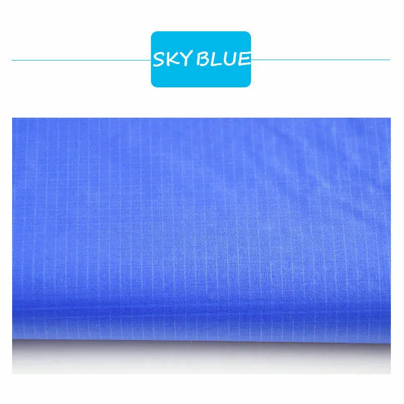 Blue 145 см X 90 см водонепроницаемый RIPSTOP нейлоновая ткань легкий 70D с полиуретановым покрытием воздушные змеи палатки чехол для сиденья материалы по двору - Color: Blue