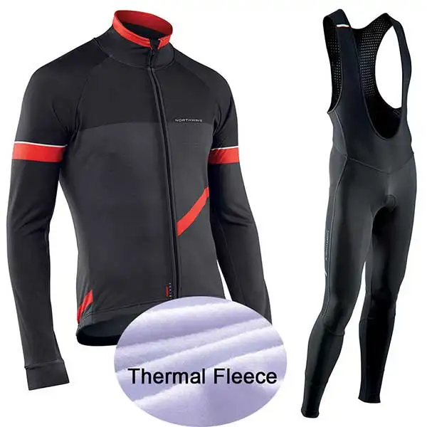 thermal set 8 Northwave Pro Team Зимняя одежда для велоспорта дышащая Ropa Ciclismo Одежда с длинным рукавом для горного велосипеда одежда для спорта на открытом воздухе - Цвет: thermal set 8