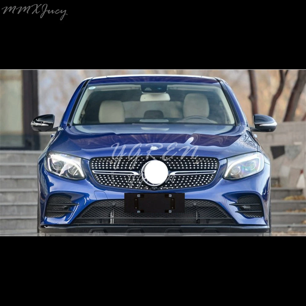 14 видов ABS автомобиль стильный вид решетка гриль для- Mercedes Benz W205 C200 C300 C350