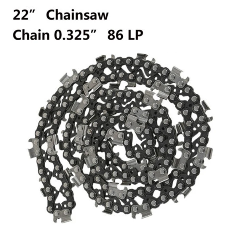 

For Chainsaw Accessory Kit Saw Blade Pitch 0.058 Chain Gauge 86DL Drive Link 22inch 0.325"LP High Quality Brand New