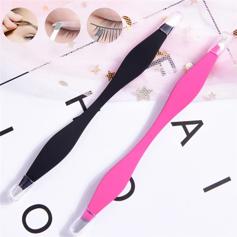 1pc Eyebrow Tweezer Make Up Tools Double Ends Eyebrow Tweezer Anti-Static Eyelash Extension