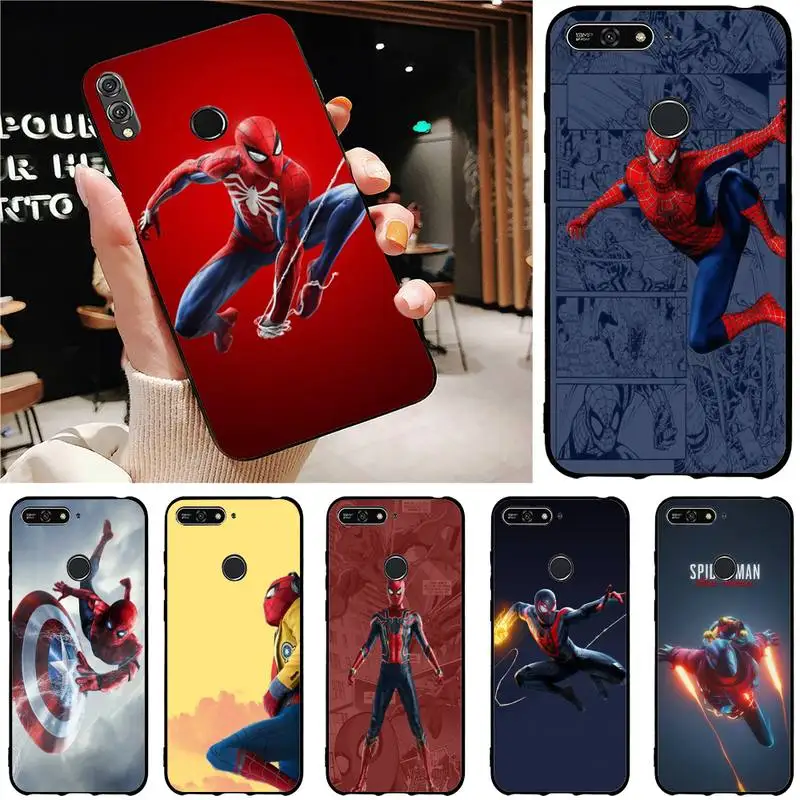 Spider For Mans Phone Case Huawei Honor 8 X 9 10 20 V 30 Pro Lite 7A 9lite Fundas | Мобильные телефоны и аксессуары