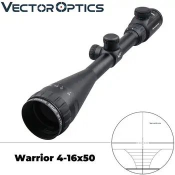 

Vector Optics Warrior 4-16x50 AOE Hunting Rifle Scope Gun Sight Adjustable Objective Lens min Focus at 25m