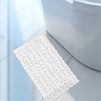 

Bathroom Non-slip Mat Bathroom Shower Bathing PVC Pad with Suction Cups Bathtub Anti-slip Mat