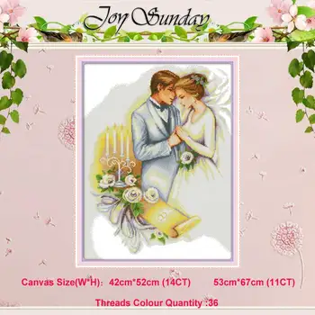 

Wedding Lover Bride painting counted 11CT 14CT Cross Stitch Sets Wholesale DIY Chinese Cross-stitch Kits Embroidery Needlework