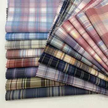 

Skirt Plaid Fabric Tie Hair Accessories Plaid Large Intestine Ring Plaid Fabric