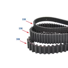 1 шт. D3M537 D3M825 двойной боковой ремень ГРМ двухсторонняя чередой для применения в горнодобывающей промышленности для дробления на синхронные ремни Ширина 10 мм
