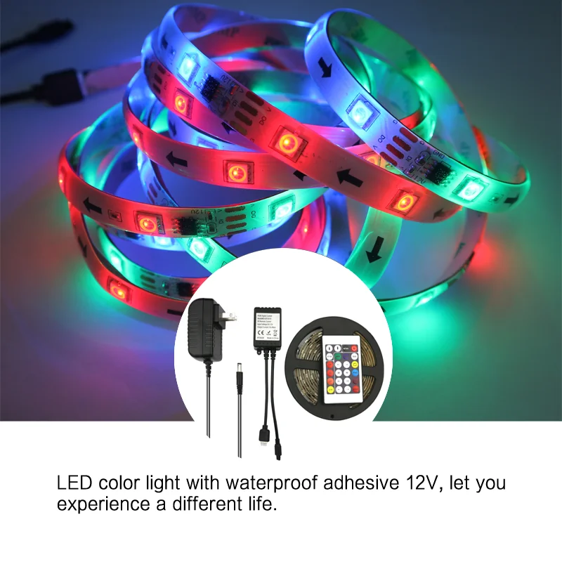 WS2811 RGB Светодиодные полосы SMD5050 адресуемые 30/светодиодов/м Светодиодные пиксели внешний 1 IC контроль 3 светодиода Нормальный/яркий 5 м DC12V