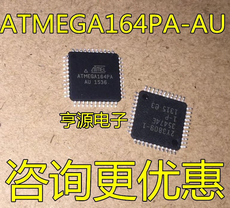 5 шт./лот ATMEGA164PA-AU ATMEGA164 TQFP-44