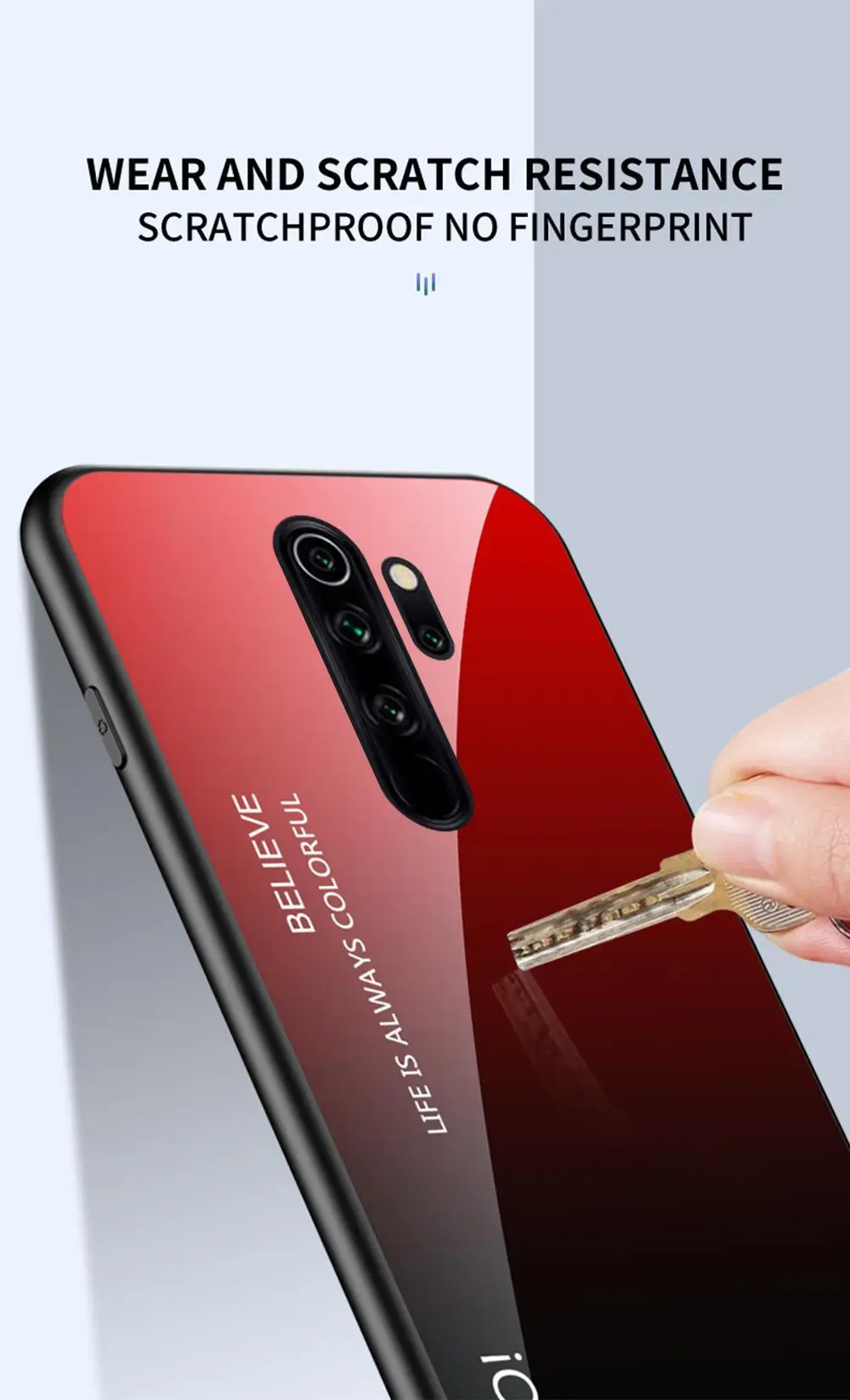 Глянцевый чехол с градиентным стеклом для Xiaomi Redmi Note 8 Pro 8A 8T противоударный защитный чехол для Xiaomi Redmi 8 Note 8Pro Note8 Pro