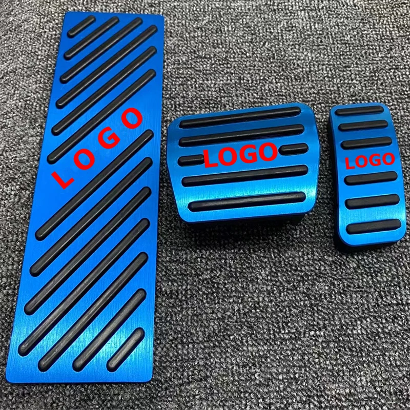 Footrest Pedal for Volkswagen Tiguan L Car Brake Fuel Accelerator Pedals Covers Pad Interior Accessory