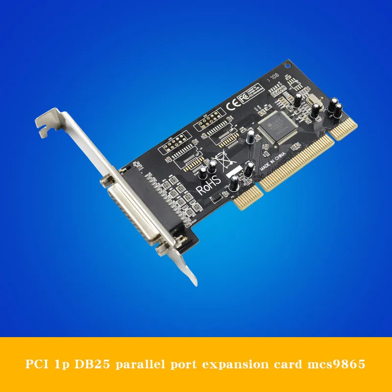 

PCI 1p parallel port card db-25 pin native industrial parallel print port expansion card mcs9865