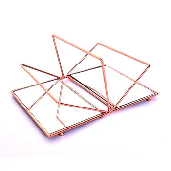 

Nordic Iron Creative Jewelry Storage Rack Desktop Lipstick Ring Necklace Display Rack Earrings Rack