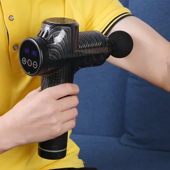 

Electric Massage Gun Deep Muscle Massager Muscle Pain Body Massage Exercising Therapy Fascial Gun with Digital Display