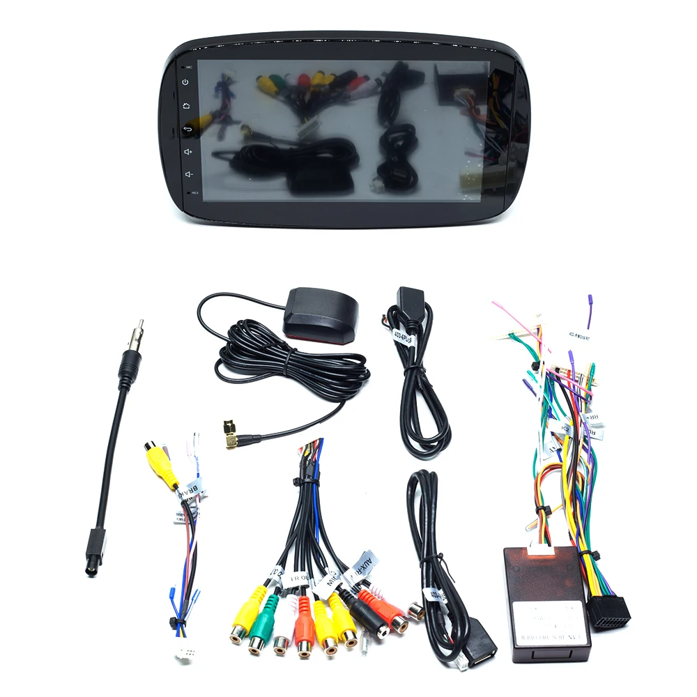 Cheap IPS double 2 din Android 9.0 Car Radio multimedia Player For Mercedes/Benz Smart Fortwo 2016 2017 2018 GPS Navigation Audio JBL 5