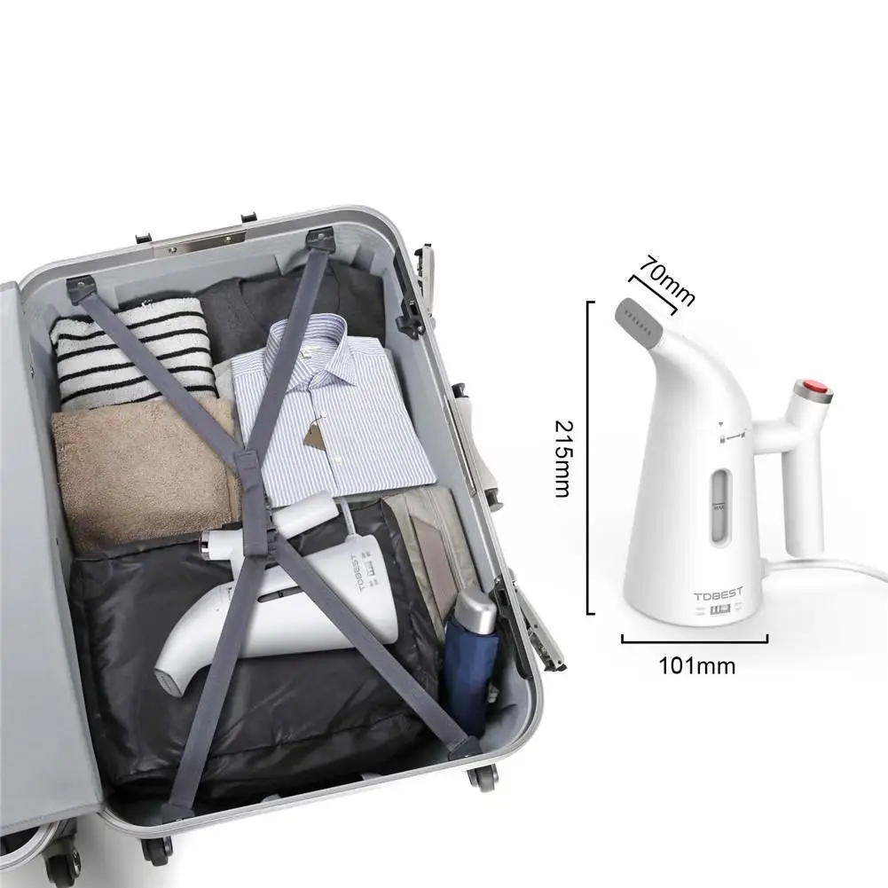 Mini Handheld Garment Steamer Portable Electric Steam Iron Prom Magazine