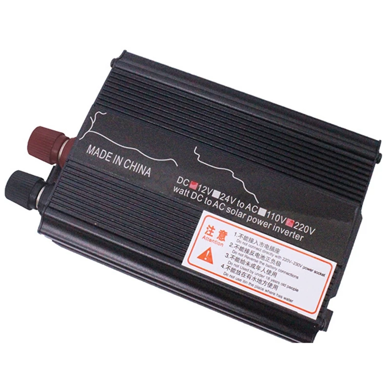 Синусоида солнечный инвертор 12V 220V 500W пики Мощность Напряжение трансформатор конвертер