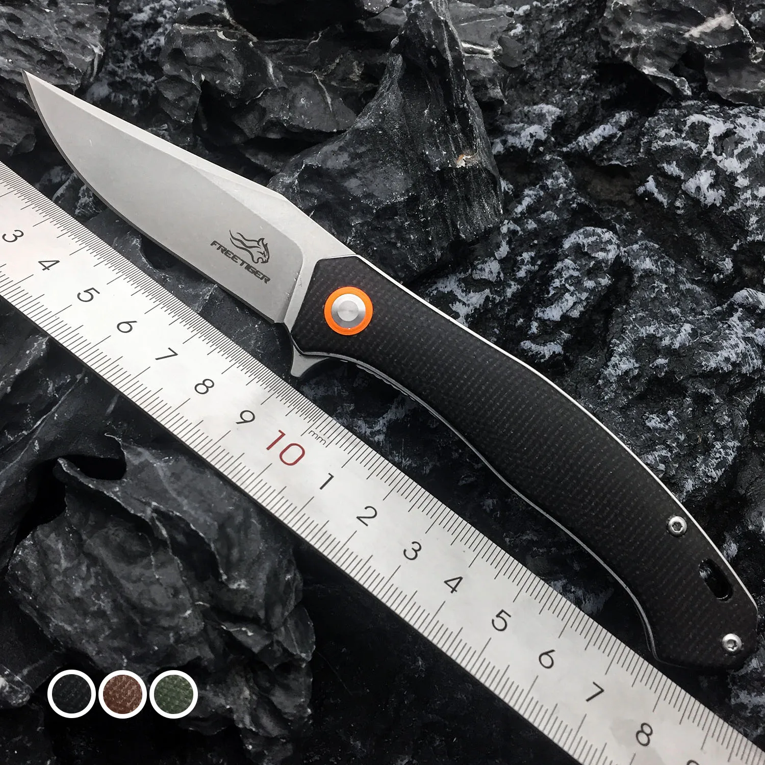 FREETIGER Pocket Folding Knives FT958 Micarta Handle Ball Bearing Survival EDC Outdoor Self-defence Hunting Camping Knife | Инструменты
