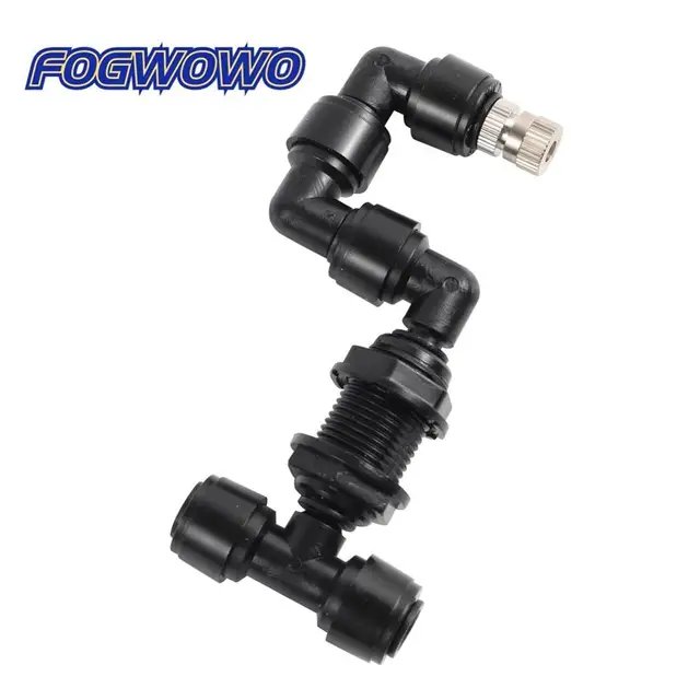 Mini Üvegházhatású Maging Fúvóka Készlet Hüllők Esőerdő Tartály Akvárium Ködös Permetezőgép 360 ° Forgó Hűtés Páratartalom Tereprendezés