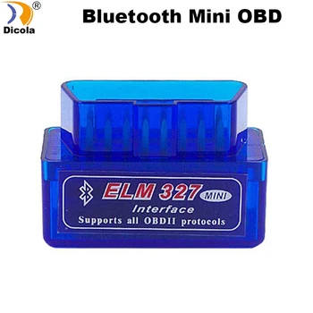 Bluetooth V1.5 Мини Elm327 obd2 сканер OBD инструмент для диагностики автомобиля считыватель кодов автомобильные инструменты диагностический сканер дл... Bluetooth V1.5 Мини Elm327 obd2 сканер OBD инструмент для диагностики автомобиля считыватель кодов автомобильные инструменты диагностический сканер дл...
