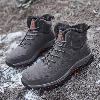 

Winter Waterproof Hiking Shoes Women Non-slip Wear Mountain Climbing Shoes Outdoor Hiking Boots Men Hunting Trekking Sneakers