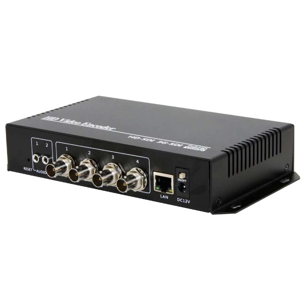 ISEEVY 4 канала H.265 H.264 SDI видео энкодер для IPTV прямой поток Поддержка RTMP RTMPS RTSP UDP HTTP и Facebook Youtube Wowza