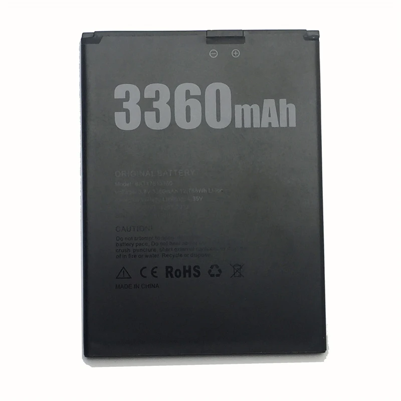 

BAT17613360 For DOOGEE X30 Rechargeable Li-ion Polymer Battery 3360mAh For DOOGEE X30 Mobile Phone Replacement Battery