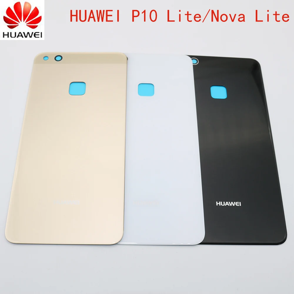Оригинальный 3D стеклянный задний корпус чехол для HUAWEI P10 lite Nova Lite задняя дверь
