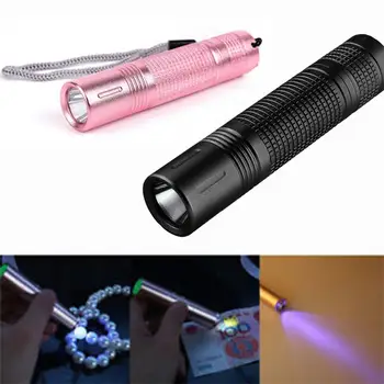 

Torch LED Flashlight 365nm UV Light Outdoor Sporting Blacklight Money Detect Ultra Violet 3W Super Bright Portable
