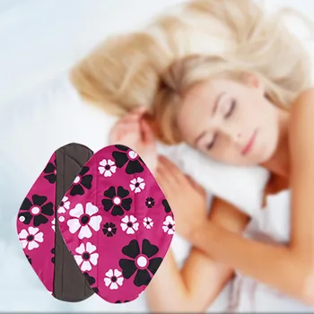 

Best Selling 2019 Products Reusable Bamboo Cloth Washable Menstrual Pad Mama Sanitary Towel Pad Hot red 2PC Reusable Bamboo