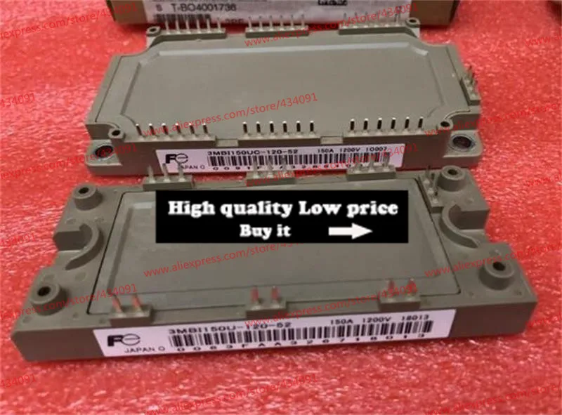 

Free shipping NEW 3MBI150UC-120-52 3MBI150U-120-50 150A 1200V MODULE