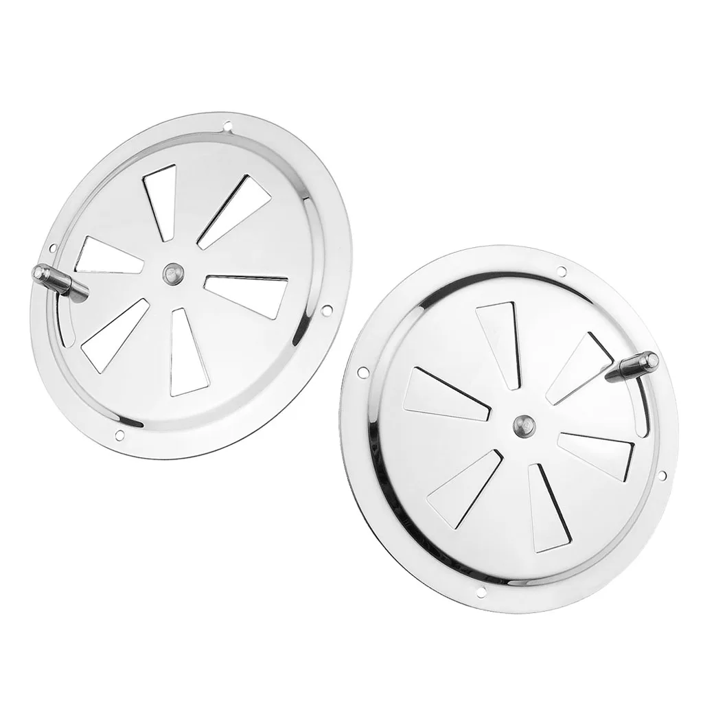 2 шт. Высококачественная Вентиляционная решетка нержавеющая сталь 316 128 мм |